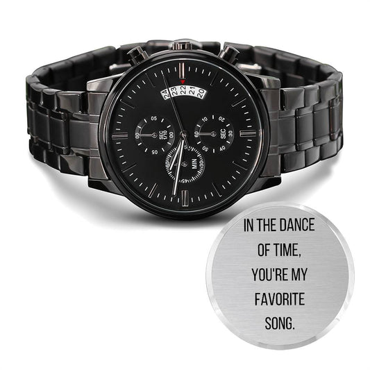 Custom Mens Watch - Personalize with your own quote!