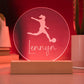 Custom Engraved Light-Up Acrylic - Girls Soccer