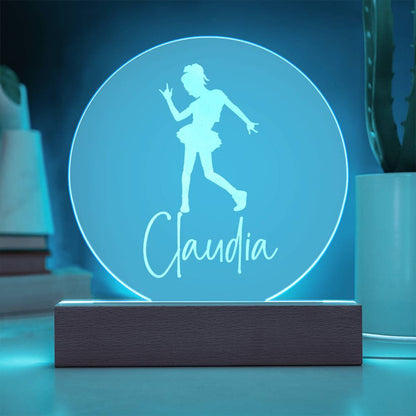 Custom Engraved Light-Up Acrylic - Girls Dance