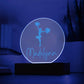 Custom Engraved Light-Up Acrylic - Girls Cheerleading