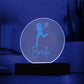 Custom Engraved Light-Up Acrylic - Girls Tennis