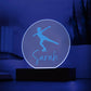 Custom Engraved Light-Up Acrylic - Girls Figure Skating