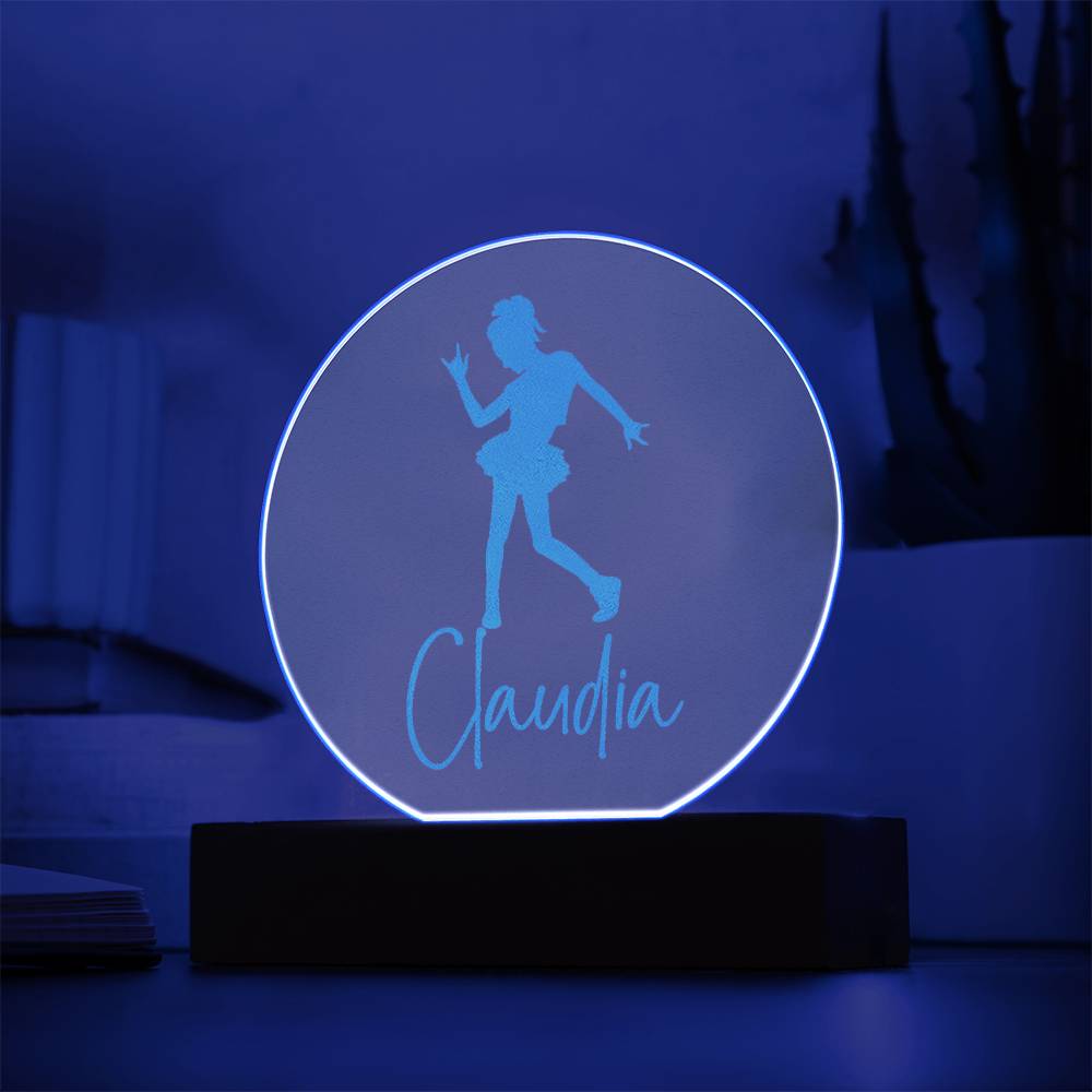 Custom Engraved Light-Up Acrylic - Girls Dance