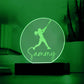 Custom Engraved Light-Up Acrylic - Girls Softball