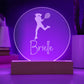 Custom Engraved Light-Up Acrylic - Girls Tennis