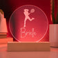 Custom Engraved Light-Up Acrylic - Girls Tennis