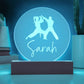 Custom Engraved Light-Up Acrylic - Girls Martial Arts